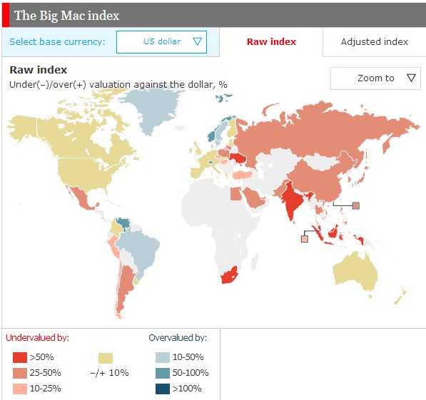 Índice Big Mac 2014
